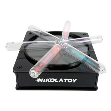 NIKOLATOY Tesla Plasma Reaction Glass Sealed Rare Gas Light-emitting Tube Set Creative Desktop Decoration Science Discovery Toys
