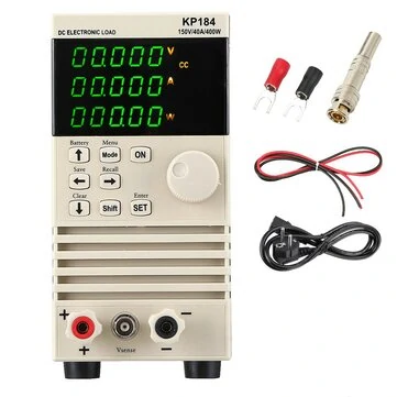 KP184 DC Electronic Load Battery Capacity Tester RS485/232 400W 150V 40A AC220V Professional Battery Tester