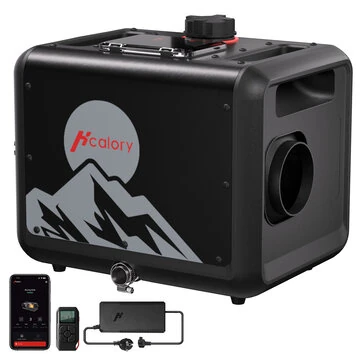 HCALORY TB MAX 8KW Diesel Heater All in One 7.5L Diesel Air Heater 220/12/24V Parking Heater with App Control CO Alarm Wireless Temperature Sensing and Altitude Mode for RV Garage Camper 2025 Upgraded