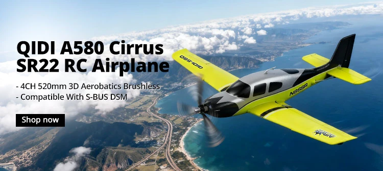 QIDI A580 Cirrus SR22 RC Airplane
