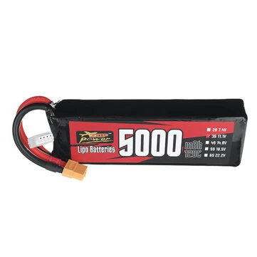 ZOP Power 11.1V 5000mAh 120C 3S LiPo Battery XT60 Plug for RC Drone