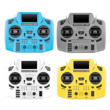 Radiomaster GX12 Crush Radio Controller Dual-Band Dual 1W Gemini Xrossband ExpressLRS OLED Display Screen GX01 3D Digital CNC Hall Gimbal for FPV Racing Drones