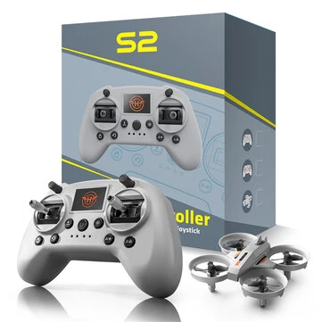 QY Mini S2 Simulation FPV Racing Drone with Simulator Controller Altitude Hold Mode Racer Training Beginner 2.4G RC Quadcopter RTF