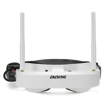 Eachine EV100 5.8G 72CH 720*540 FPV Goggles with Dual Antennas& Fan 18650 Battery Case For RC Drone