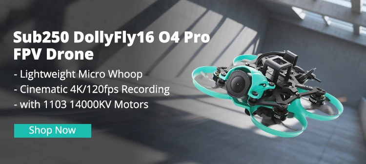 ub250 DollyFly16 HD O4 Pro FPV Drone 