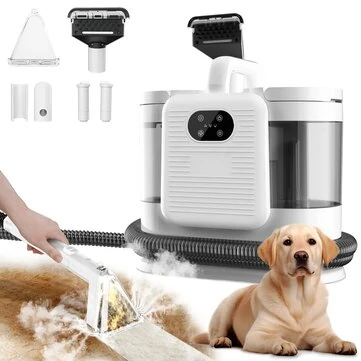 [EU Direct] NovuLife C988 3-in-1 Carpet Cleaner,1650W High-Temp Steam,15000Pa Suction, 1600ML Water Tank, 950ML Sewage Tank, Pet-Friendly for Upholstery & Carpet Cleaning,5M Cord, teendow c6 max,c5,for Sofa, Mattress, Car Interior