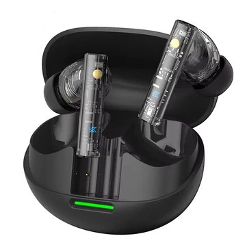 KZ Carol Pro ANC Earbuds Wireless bluetooth 5.4 Earphone 55dB Depth Noise Cancelling 6 Mic Call Noise Reduction LDAC Audio HiFi DSP Module 35H Playback 55ms Low Delay In-ear Sports Headphones