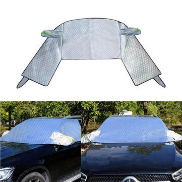 Universal Car Snow Cover Sun Windshield Windproof Car Window Cover Front Cover Windscreen Cover UV Resistant Waterproof