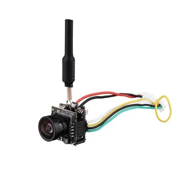 Eachine TX06 Mini AIO FPV Camera & Transmitter, 700TVL 120° FOV, 5.8GHz 48CH 25mW Low Latency with Smart Audio/Pitmode for Tiny Whoop