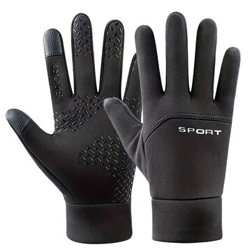 XANES Winter Cycling Gloves for Men Women Touchscreen Thermal Windproof Fleece Motorcycle Gloves Warm Thick Driving Skiing Gloves