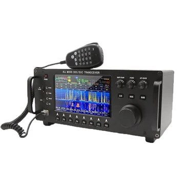 RS-998 HF Shortwave Transceiver 100W Full Frequency Spectrum Display Built-in Antenna Tuner Wide Frequency Range 0-750MHz Multi-Mode Operation