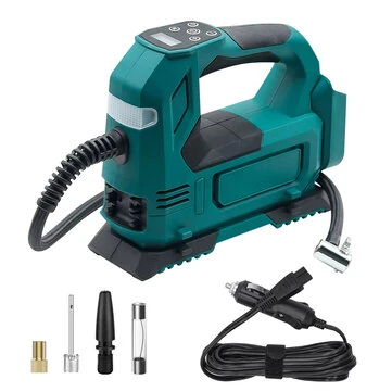 Cordless Tire Inflator For 18V Lithium Battery BL1815 BL1830 BL1840 BL1850 Wireless Air Pump Power Tool Battery