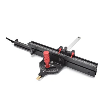 ENJOYWOOD Woodworking Miter Gauge Used With T Tracks Fence Backer DIY Table Saw Router Box Joint Jig Wood Working Tools and Accessories