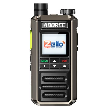 ABBREE GP-18 Zello Walkie Talkie 6000mAh Battery Dual Sim Card Slots Global POC Android Bluetooth WIFI Distance unlimited 2G/3G/4G Network Radio