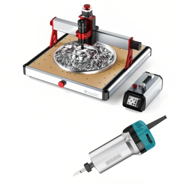 [EU Direct]TWO TREES TTC450 Ultra CNC Router Engraving Machine+30000RPM 800W High Power Motor Woodworking Router Trimmer Kit