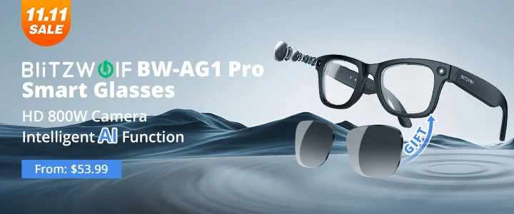 BlitzWolf BW-AG1 Pro AI Smart Glasses