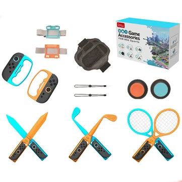 For Switch2 Sports 18-in-1 Tennis Racket + Strap + Detachable Grip IPLAY HBS-522