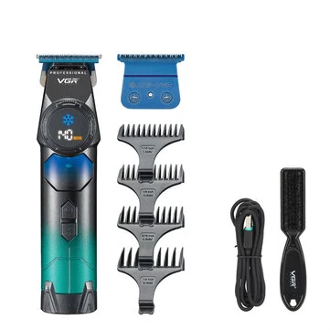VGR V-946 Professional Electric Hair Clipper for Men With Ceramic Powder Metallurgy Blade 8000RPM Motor LCD Display Quiet Cordless Beard & Hair Trimmer