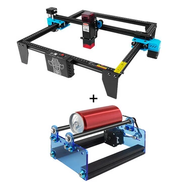 [BR Direct] TWOTREES® 10W TTS-10 PRO Laser Engraver+Automatic Roller Engraving Module 300x300mm Engraving Area APP Connection Remote Control