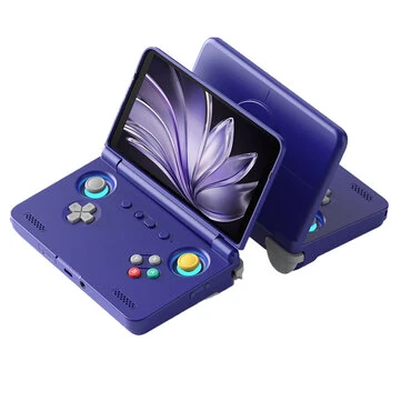 Retroid Pocket Flip2 8+128GB Handheld Gaming Console SD865 5.5 inch AMOLED 500Nits 1080p Android 13 WiFi 6 Hall Effect Joysticks Portable Folding Retro Game Console for PSP PS2 Emulation