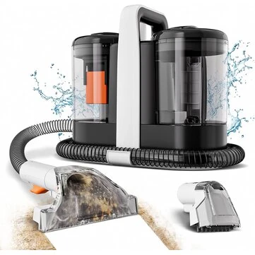 [EU Direct]NovuLife W07 600w 15kpa Portable Carpet Cleaner Vacuums Household teendow c5 Fabric Washing Spot Cleaner Stain Remover with Dual Water Tank For Carpet Sofa Car Seat Pet