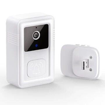 Intelligent Visual Doorbell WiFi Wireless Long Standby HD Night Vision Remote Video Call Voice Change Cloud Storage Smart Home Security Video Doorbell