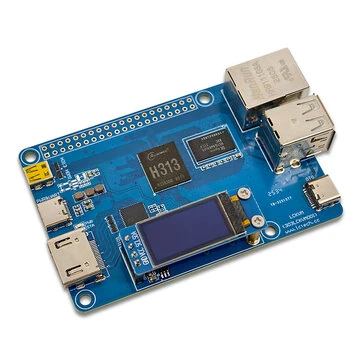 LCKVM Remote Control for PCs Server Maintenance Development Board Raspberry Pi KVM Server Board Quad Core ARM Cortex A53 with OLED Display