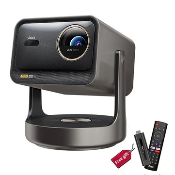 Vidda C3 Ultra 4K Laser Projector 3200 CVIA Lumens MCL39 Tri Color Laser 110% BT.2020 Auto Focus Obstacle Avoidance JBL Sound Dolby Vision HDR10 Gaming Certified Smart Projector with TV Stick