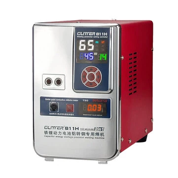 GLITTER 811H Industrial Energy Storage Spot Welder with Real-Time Monitoring High Pulse Power 42KW/36KW Resistance Measurement Function High Ampere Welding Pens Intelligent Design for Battery Protection