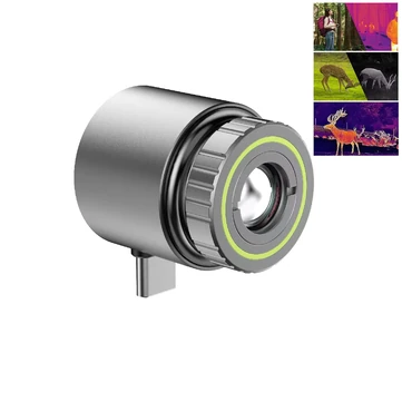 TOOLTOP M7 256X192 Thermal Imager Monocular Imaging 1-8x zoom & Manual focus Outdoor Test Night Vision Adjustable focus Laser Infrared Thermal Camera 10mm focal length monocular For Phone