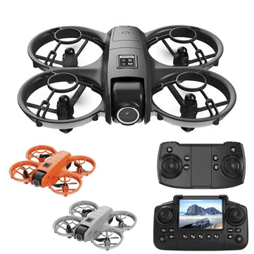 YLR/C YL3 WiFi FPV with Screen Controller HD Camera Optical Flow Hover Circle Protection Kids Gifts 2.4G 4CH 6-Axis Remote Control RC Toys Drone Quadcopter RTF