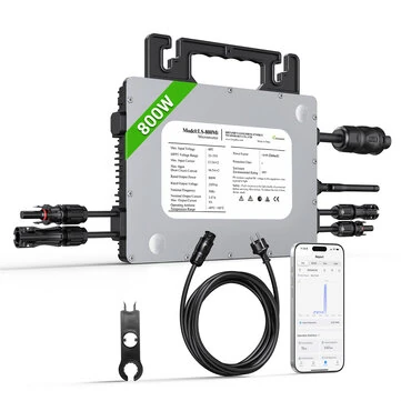 [EU Direct] LIONSHEE Micro Inverter 800W/1600W/2000W with WiFi MPPT Technology for Solar Panel System Real-Time Monitoring Compatible Mini Inverter