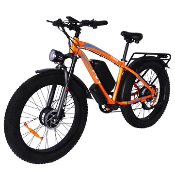 [EU DIRECT] PVY MAX26 Electric Bike 48V 25Ah Battery 1200W*2 Dual Motors Recommended Top Speed 25KM/H 26inches Tires 80-150KM Max Mileage 150KG Max Load Fat Tire Snow Tire Electric Bicycle PVY MAX 26