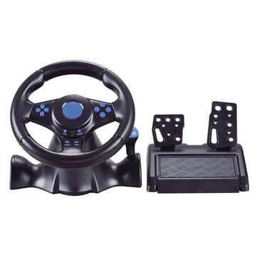 7-in-1 Racing Simulator Steering Wheel Vibration Controller Game Racing Steering Wheel for NS/360/PS4/PS2/PS3/PC