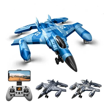 QY A27 WiFi FPV with HD Dual Camera Optical Flow Positioning Headless Mode Decorative Ornaments 2.4G Brushless RC Remote Control Drone Quadcopter Stunt Fighter RTF