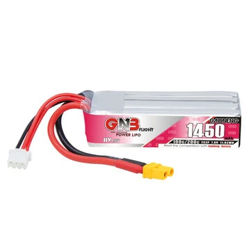 GAONENG GNB HV 7.6V 1450mAh 2S 100C LiPo Battery XT30 Plug for 2-3Inch FPV Racing Drones 1/16 1/18 Mini RC Car
