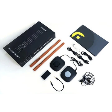 [EU US Direct]AeroBand PocketDrum 2 Max Drumstick Air Drum Set Somatosensory Electronic Drums MIDI Controller Home Travel Portable Practice Musical Instruments