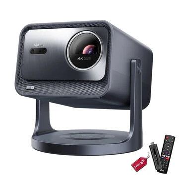 [EU Direct] Hisense Vidda C2 Pro 4K Tri-color Laser Projector 2600 Lumens+3800CVIA 3D Beamer Optical Zoom Home Theater Support WiFi 6 & BT5.2 Eye Protection Built-in 20W Speaker Dolby Audio Smart Home Cinema Projectors English Version