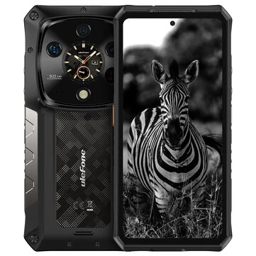 Ulefone Armor 28 Ultra 5G AI AMOLED Dual Display 32GB RAM 1TB ROM 50MP Triple Camera 64MP Night Vision Dimensity 9300+ 6.67 inch 120Hz 10600mAh 120W Fast Charge 50W Wireless Charge WiFi 7 NFC IP68 IP69K Waterproof Rugged Smartphone
