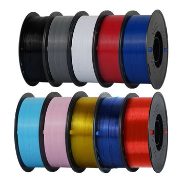 KINGROON PETG 3D Printer Filament 1.75mm 10kg multicolor High Strength Easy to Print Eco-Friendly No Bubbles Smooth Printing High Precision
