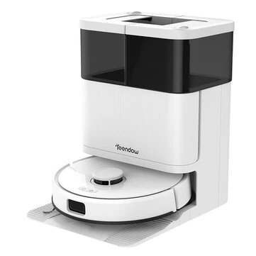 [EU Direct] Teendow D63S ULTRA Robot Vacuum and Mop,10000Pa Suction, Super Suction, Edge Cleaning, Auto Mop Wash & Dry, Self-Emptying