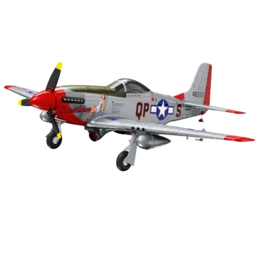 MO-FLY P-51D Mustang 1/16 Scale 685mm Wingspan 2.4GHz 10CH Built-in Gyro 3D/6G Switchable One Key Aerobatics Brushless EPP FPV RC Airplane Glider BNF/RTF Compatible DSM SBUS
