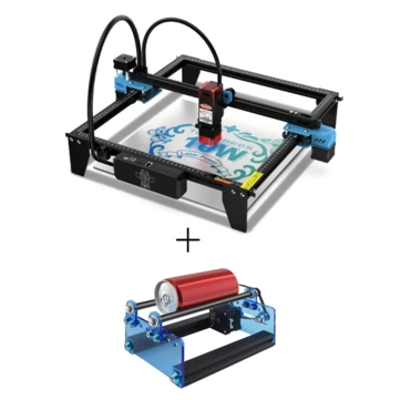 [BR Direct] TWO TREES 10W TTS-10 PRO Laser Engraver+Automatic Roller Engraving Module 300x300mm Engraving Area APP Connection Remote Control