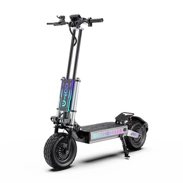 [EU Direct] OOTD T90 Electric Scooter 60V 31.2Ah Battery 60V 2100W*2 Dual Motors Recommended Top Speed 25KM/H 13inch Off-road Tires 100KM Max Mileage 150KG Max Load Folding E-Scooter
