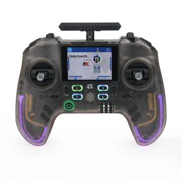 Flysky ProArt PA01 2.4GHz 18CH AFHDS 3/ELRS Built-in 500mW Hall Gimbal EdgeTX Raido Controller 2.4-Inch Full-view Color IPS Display for FPV Drone RC Car Boat Airplane
