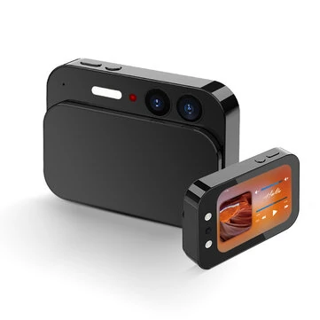 DC107 CCD 12MP HD Sliding Cover Digital Camera 4K Video Recording 2.8 Inch Touch Screen Beauty Selfie 3600mAh Battery OTG Triple Lens Camera System