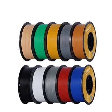 KINGROON PLA 10KG Mix Color 3D Printer Filament 1.75mm Plastic Standard 1kg/roll No Bubble for FDM 3D Printing Filaments
