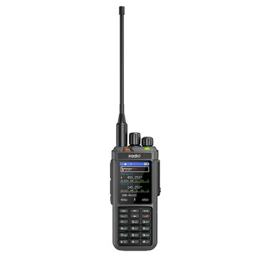 iRadio R6000 DMR Digital Walkie Talkie 10W Dual Band VHF UHF Radio GPS APRS Type-C Fast Charging Long Range Professional Two Way Radio