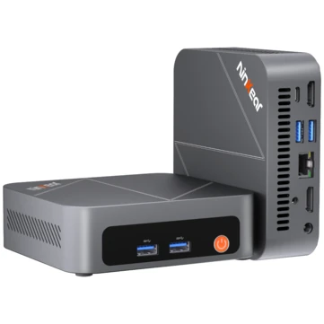Ninkear M7 Mini PC AMD Ryzen 5 7430U Hexa Core 12 Threads 16GB DDR4 512GB SSD WIFI 6 BT5.0 4K Triple Output Dual HD Type-C Windows 11 Pro Mini Gaming Computer