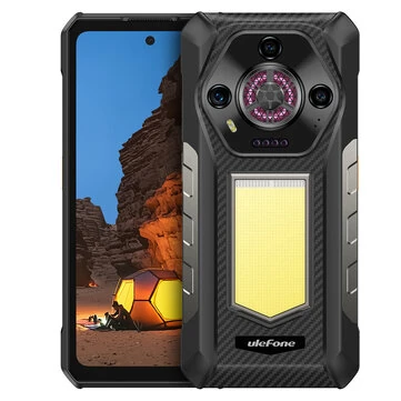 Ulefone Armor 30 Versatile LED Light Warning Light Loudspeaker 24GB RAM 512GB ROM 50MP Triple Camera 64MP Night Vision 6.95 inch 120Hz 12800mAh 66W Fast Charge Android 15 Helio G100 NFC IP68 IP69K Waterproof 4G Rugged Smartphone